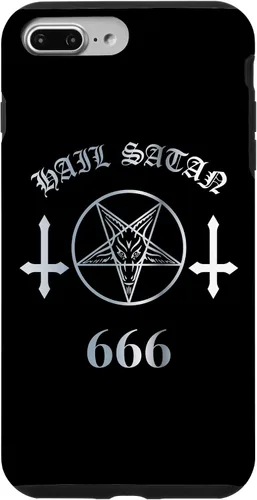 Miniatura 12 de iPhone 16 Upside Down Cross Satanic Pentagram Hail Satan 666 Case