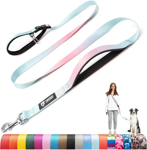 Miniatura 9 de TSPRO Correa táctica para perro, manos libres, resistente, ajustable, con mango acolchado y cierre de seguridad de metal para caminar, correr