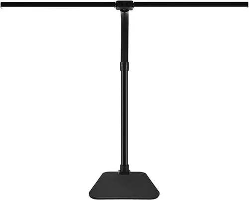 Lámpara de escritorio pequeña para oficina, dormitorio, hogar, luz de escritorio para cuidado de los ojos, 18 W, lámpara de mesa regulable con