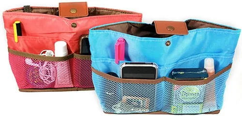 Miniatura 4 de Wrapables® Lo último en inserto para bolso/organizador de bolso y embrague de día, melocotón