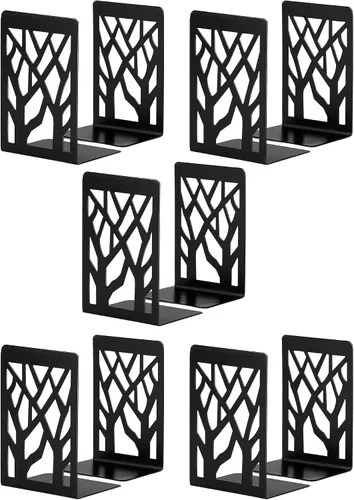 Miniatura 9 de Soporte para libros, sujetalibros, extremos de libros para estantes, sujetalibros para estantes, sujetalibros, extremos de libros para libros