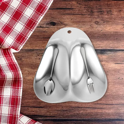 Miniatura 9 de DOITOOL Soporte para cuchara doble de acero inoxidable, soporte grande para cucharón de sopa de pátula, soporte para cuchara para cocina