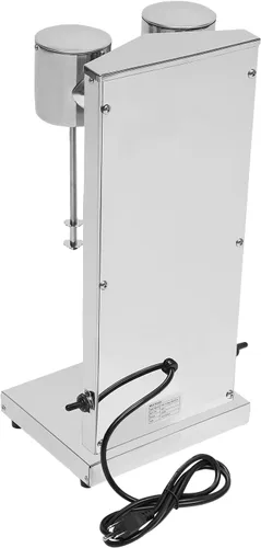 Miniatura 5 de Mezclador de bebidas eléctrico de doble cabezal para batido de leche comercial, licuadora de acero inoxidable, 2 x 180 W, 10000-14000 rpm, velocidad