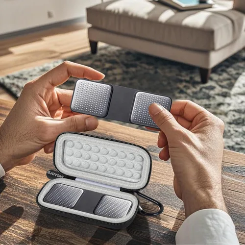 Miniatura 7 de PAIYULE Funda para KardiaMobile 6L para monitor de electrocardiograma, soporte compacto también se adapta a monitor de frecuencia cardíaca portátil