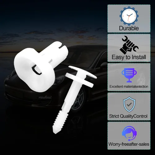 Miniatura 5 de TOPCNOEM 50 clips de retención para panel de puerta de automóvil compatibles con GM Chevy GMC 15960325 - C1500 C2500 C3500 K1500 K2500 K3500 Pickup