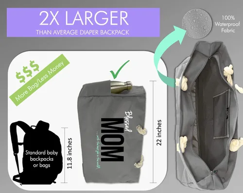 Miniatura 3 de Keho XXL Ultimate Hospital/Overnight/Pregnancy Mom Bag