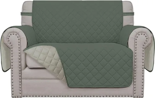 Miniatura 149 de Easy-Going - Funda para sofá, futón y sillón sin reposabrazos, reversible, resistente al agua, para mascotas y niños (azul oscuro/azul claro)