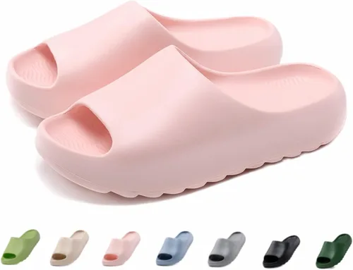 Miniatura 22 de Sandalias acolchadas para mujeres, hombres y niños, cómodas, antideslizantes, suaves, impermeables, para baño, ducha, sandalias acolchadas de suela
