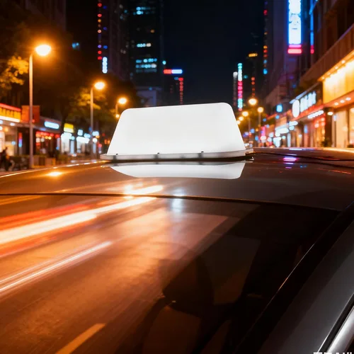 Miniatura 3 de Señal de taxi Luces de cabina magnéticas para techo de coche, taxi, luces indicadoras de luces de lámpara de techo para automóvil, luz LED de 12 V