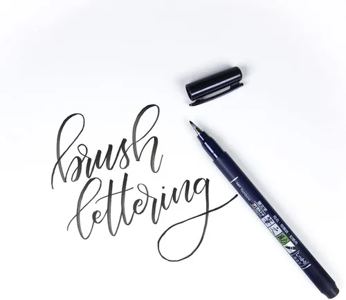 Miniatura 2 de Bolígrafo tipo pincel Fudenosuke, duro, (GCD-111), de Tombow