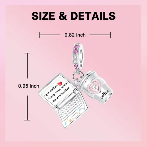 Miniatura 171 de Abalorios de plata de ley 925 con letras de la A ~ Z, para pulseras, collares, Día de San Valentín, Día de la Madre, joyería regalos para mujeres