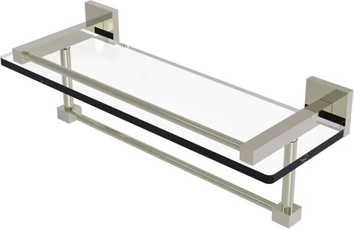 Miniatura 7 de Allied Brass MT-1-22TB-GAL Colección Montero - Estante de cristal para toallas, 22 pulgadas, bronce antiguo