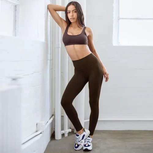 Miniatura 2 de Paquete de 4 leggings para mujer, diseño suave de tiro alto, con control de abdomen, no se traslucen, pantalones deportivos de yoga negros