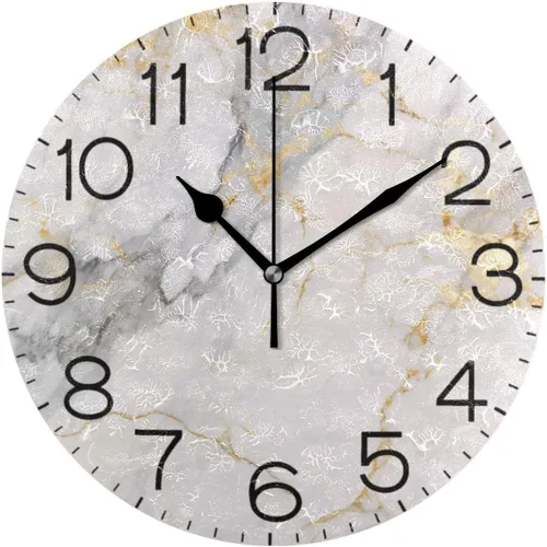 Miniatura 18 de Reloj de pared con diseño de gaviota de playa, reloj colgante decorativo, silencioso, sin tictac, para sala de estar, cocina, dormitorio