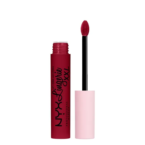 Miniatura 34 de NYX PROFESSIONAL MAKEUP Lip Lingerie XXL Lápiz Labial Líquido Mate - Candela Babe (Warm Rose Nude)