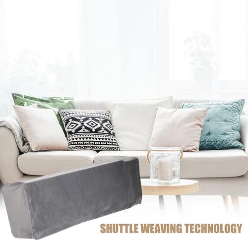 Miniatura 6 de BESPORTBLE Fundas elásticas para reposabrazos para sillas, sofá, sillón, sofás de terciopelo para el hogar, oficina, sofá reclinable, color gris