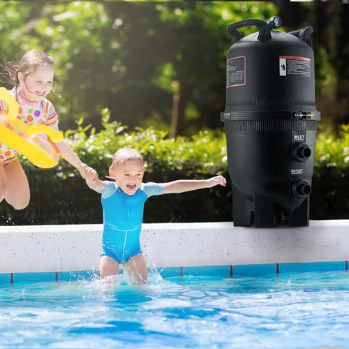 Miniatura 8 de VEVOR Depósito de filtro de piscina Pro 2026 y elemento para piscinas sobre el suelo y enterradas, sistema limpiador grande de 520-525 pies