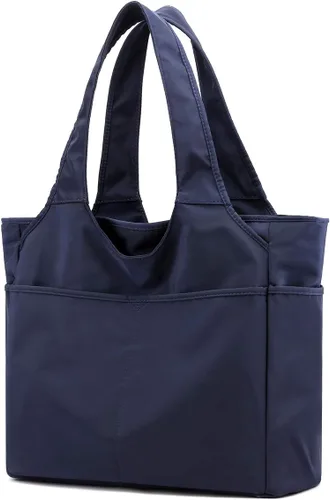 Miniatura 2 de Collsants Bolso de hombro impermeable de nailon para mujer, bolso de viaje ligero con múltiples bolsillos con cremallera