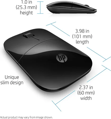 Miniatura 6 de Ratón inalámbrico HP Z3700 (26V63AA#ABL, Negro)