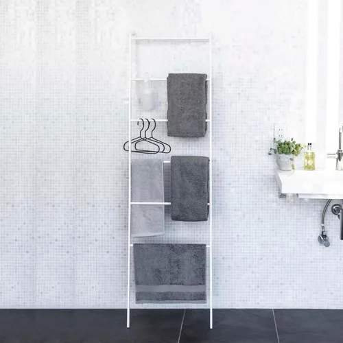 Miniatura 2 de Yamazaki Colgador de escalera inclinada para el hogar - Soporte para estante de almacenamiento de baño