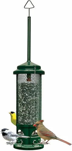 Miniatura 2 de Squirrel Buster Legacy - Comedero para pájaros a prueba de ardillas con 4 perchas de metal, capacidad de semillas de 2.6 libras y Wagner's 62012