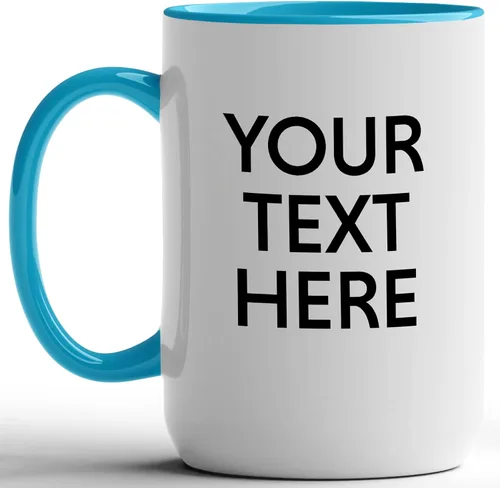 Miniatura 18 de GotPrint Tazas personalizadas con texto, taza personalizada con mensaje, regalo personalizado, diseño de doble cara, taza de café única, borde Negro