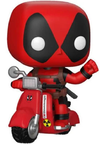 Miniatura 3 de Funko Marvel: Deadpool Parody - Figura de vinilo Deadpool on Scooter Pop! Rides