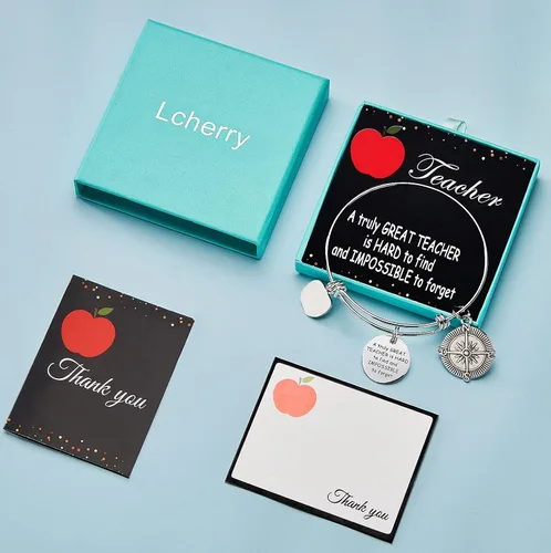 Miniatura 6 de Lcherry Regalos para profesores, pulsera desechable para mujeres, regalos de agradecimiento para profesores, Ágata