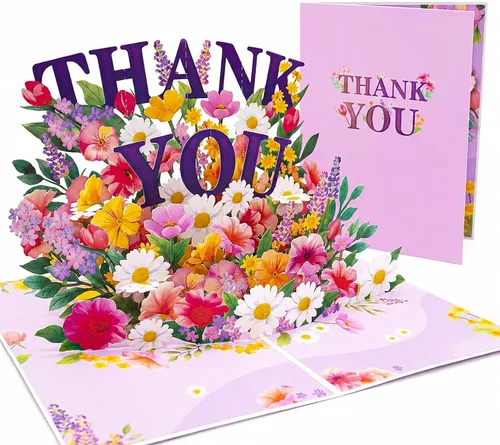 Miniatura 8 de Tarjeta de cumpleaños desplegable 3D – Elegante tarjeta de felicitación emergente de pastel floral de mariposa rosa para mujeres, mamá, esposa
