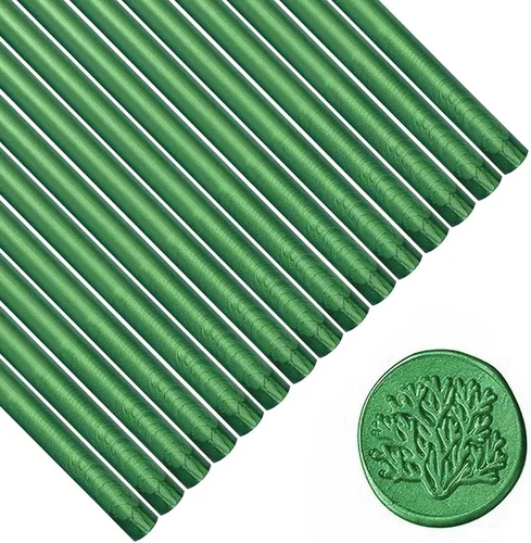 Miniatura 9 de 15 barras de sellado de cera para pistola de pegamento para sello de cera, varillas de sellado de cera marrón para invitaciones de boda, tarjetas
