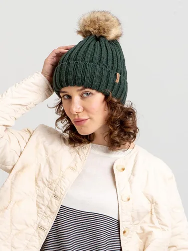Miniatura 5 de FURTALK - Gorro de punto para el invierno con pompón de piel sintética, cálido, para mujeres