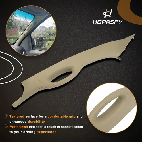 Miniatura 4 de HQPASFY A Pillar Moldura Interior Manija Lado del Conductor Compatible con Ford F150 2004-2008 Lincoln Mark LT 2006-2008 Reemplazo# 4L3Z1503599AAC