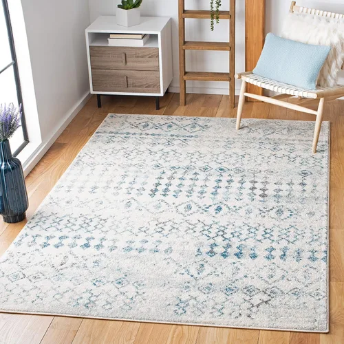 Miniatura 10 de SAFAVIEH Tulum Collection - Tapete de 2 x 8 pies, diseño marroquí bohemio envejecido, no desprende pelusa y fácil de limpiar, ideal para sala