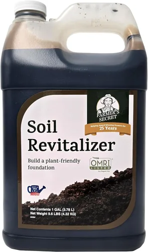Miniatura 7 de Farmer's Secret Soil Revitalizer (8 onzas) - Refuerzo de suciedad beneficioso orgánico (listado OMRI) - Ácido húmico activado - Enmienda de suelo