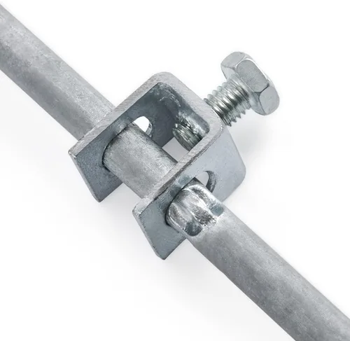 Miniatura 7 de Sonda de suelo 2 en 1 y varilla de tierra con abrazadera de alambre de tierra, ideal para valla eléctrica, energizadores, herramientas