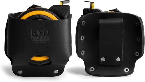Hide & Drink, Soporte grande para cinta métrica, funda para herramientas con trabilla para cinturón fácil para manitas, carpinteros, electricistas,