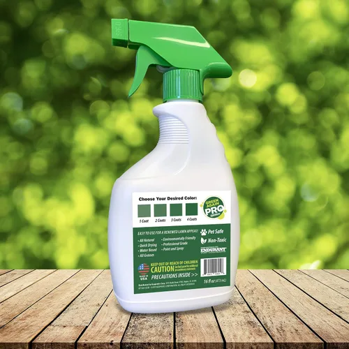 Miniatura 4 de Pintura para césped y césped premezclada, todo el colorante natural para césped apto para mascotas vuelve verde nuevamente con aplicación ecológica