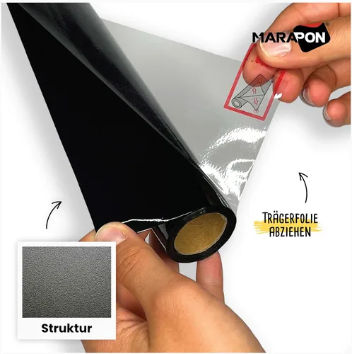 Miniatura 5 de MARAPON® Vinilo opaco para ventana, color negro, 29.5 x 78.7 pulgadas, incluye libro electrónico con puntas profesionales, vinilo para ventana