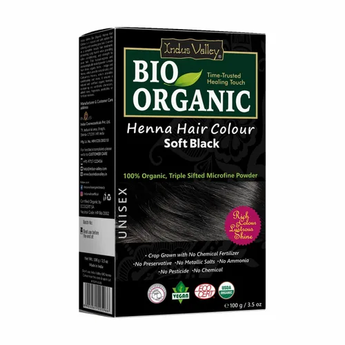 Miniatura 13 de Tinte para cabello de henna marrón claro 100% puro y natural de Indus Valley
