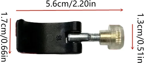 Miniatura 2 de Paquete de 2 manijas de bloqueo para bastón de caminar, poste de escalada, bloqueo externo, clips de bloqueo para bastón de trekking, pieza