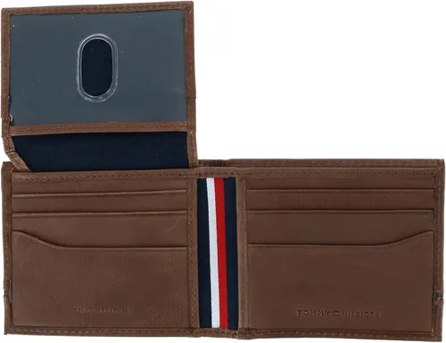 Miniatura 4 de Tommy Hilfiger Leif RFID - Cartera de piel para hombre color marrón