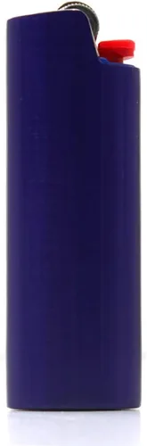 Miniatura 2 de Fundas de metal para encendedores, funda para BIC tamaño completo, encendedor J6, color básico mate, regalo de bricolaje (morado)