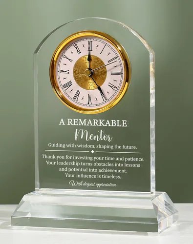 Miniatura 9 de Regalo de jubilación DEEWISH para mujeres y hombres, reloj de escritorio de cuarzo, placa de regalo, regalos para compañeros de trabajo, regalo
