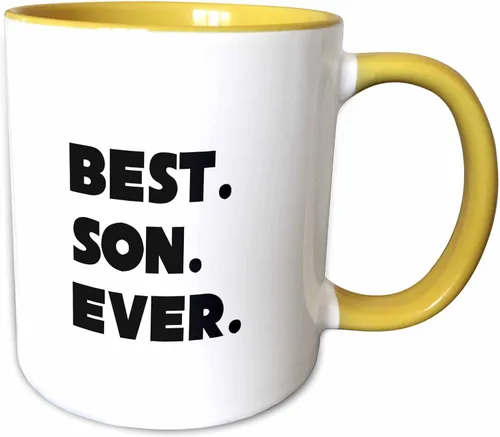 Miniatura 12 de 3dRose mug_192748_1 Best Son Ever - Taza de cerámica, 11 onzas Blanco