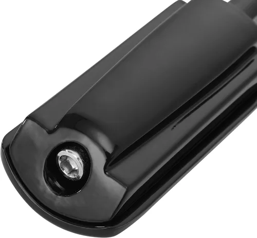 Miniatura 8 de TCMT 10 mm Estribos para motocicletas Compatibles con Harley Street Glide Road King Montura macho (Estribos estilo A, negro)
