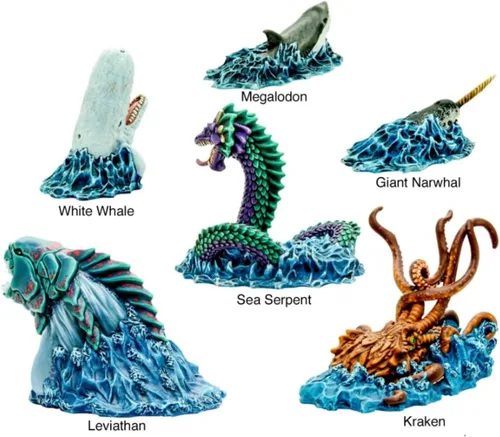 Miniatura 3 de Warlord Black Seas The Age of Sail Terrors of The Deep Game - Juegos de mesa de estrategia de juego de rol para adultos, juego de mesa estratégico