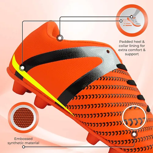 Miniatura 3 de Vizari USA Impact - Botines de fútbol para niños, zapatos de fútbol firme para jóvenes, diseño transpirable para niños pequeños, niños pequeños