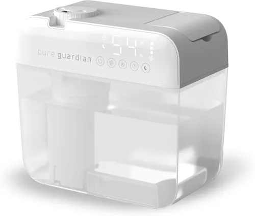 PureGuardian Humidificador ultrasónico de niebla fría de 1 galón, tiempo de funcionamiento de 48 horas, calas de 410 pies cuadrados, humidistato,