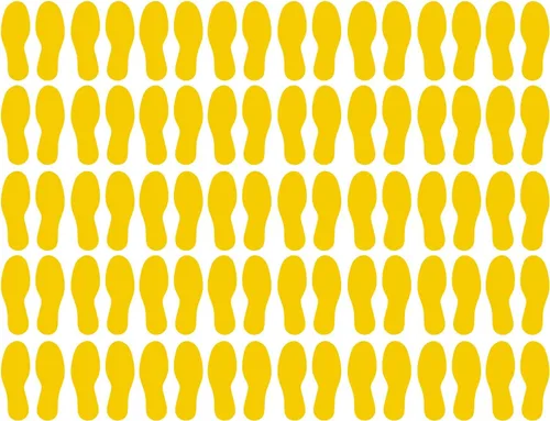 Miniatura 30 de LiteMark Calcomanías de vinilo duraderas con acabado brillante, tamaño mediano de 9 pulgadas, ideal para suelos, techos, paredes y la mayoría
