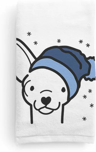 Miniatura 9 de Inkopious Gorro de invierno Airedale Terrier Toalla de mano decorativa - Decoración navideña para el hogar